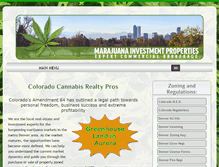 Tablet Screenshot of 420realtybroker.com